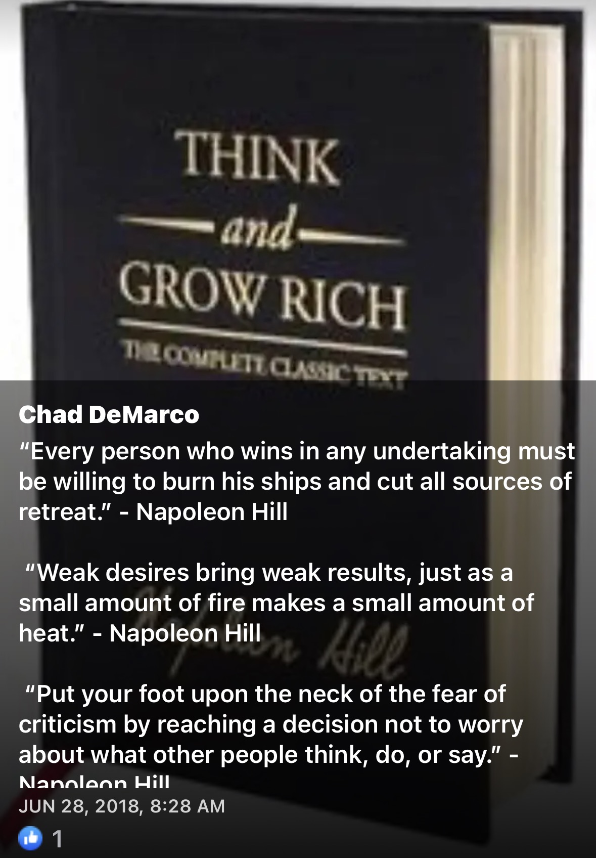Think and Grow Rich by Napoleon Hill